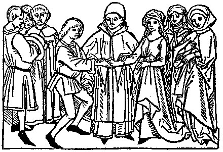 A Medieval wedding
