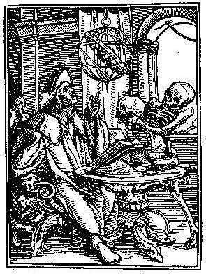 La muerte y el astrólogo, de Holbein
